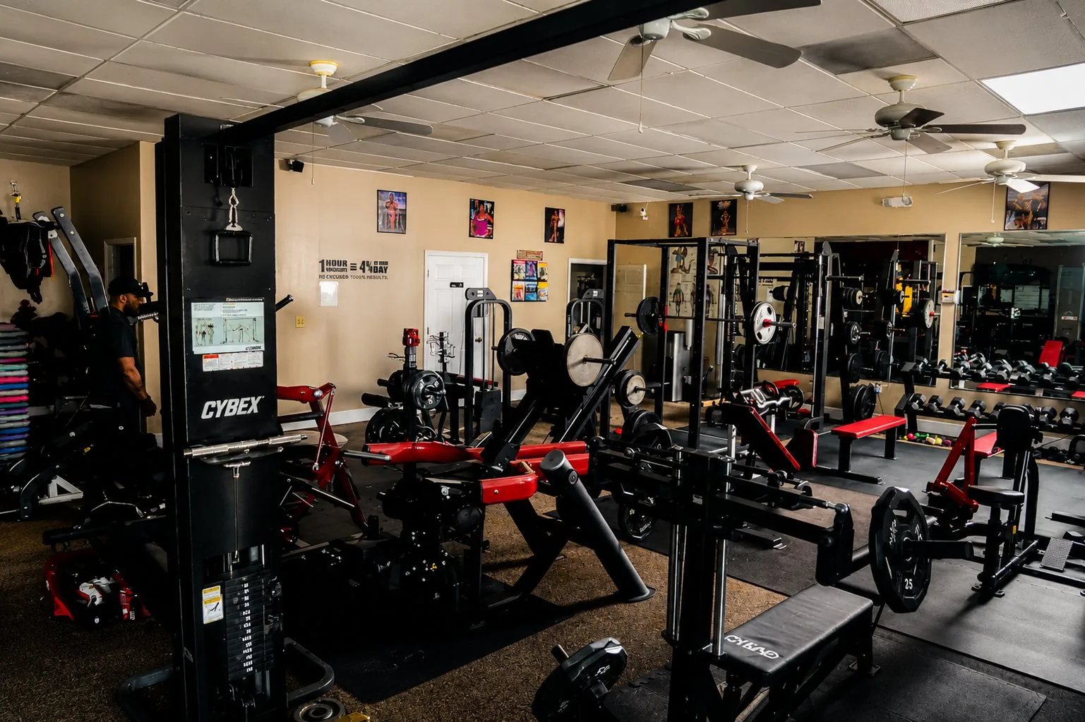 The TNT Fitness training floor